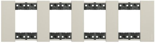 Рамка универсальная Legrand BTicino Living Now 4-м. 8 мод. песочный картинка